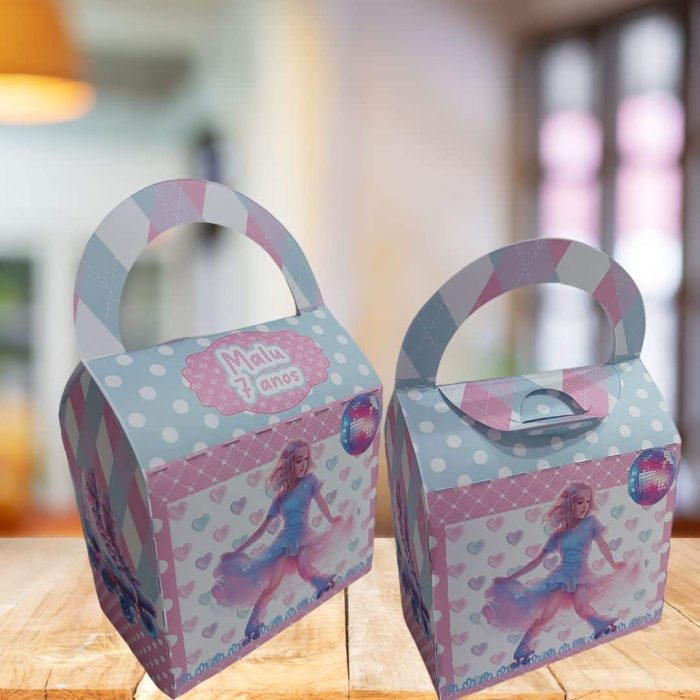 Caixa Maleta Personalizada para Festa Patins Patinadora (2)