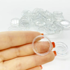disco transparente glitter
